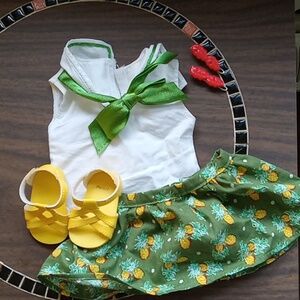 American girl nanea's tropical birthday outfit